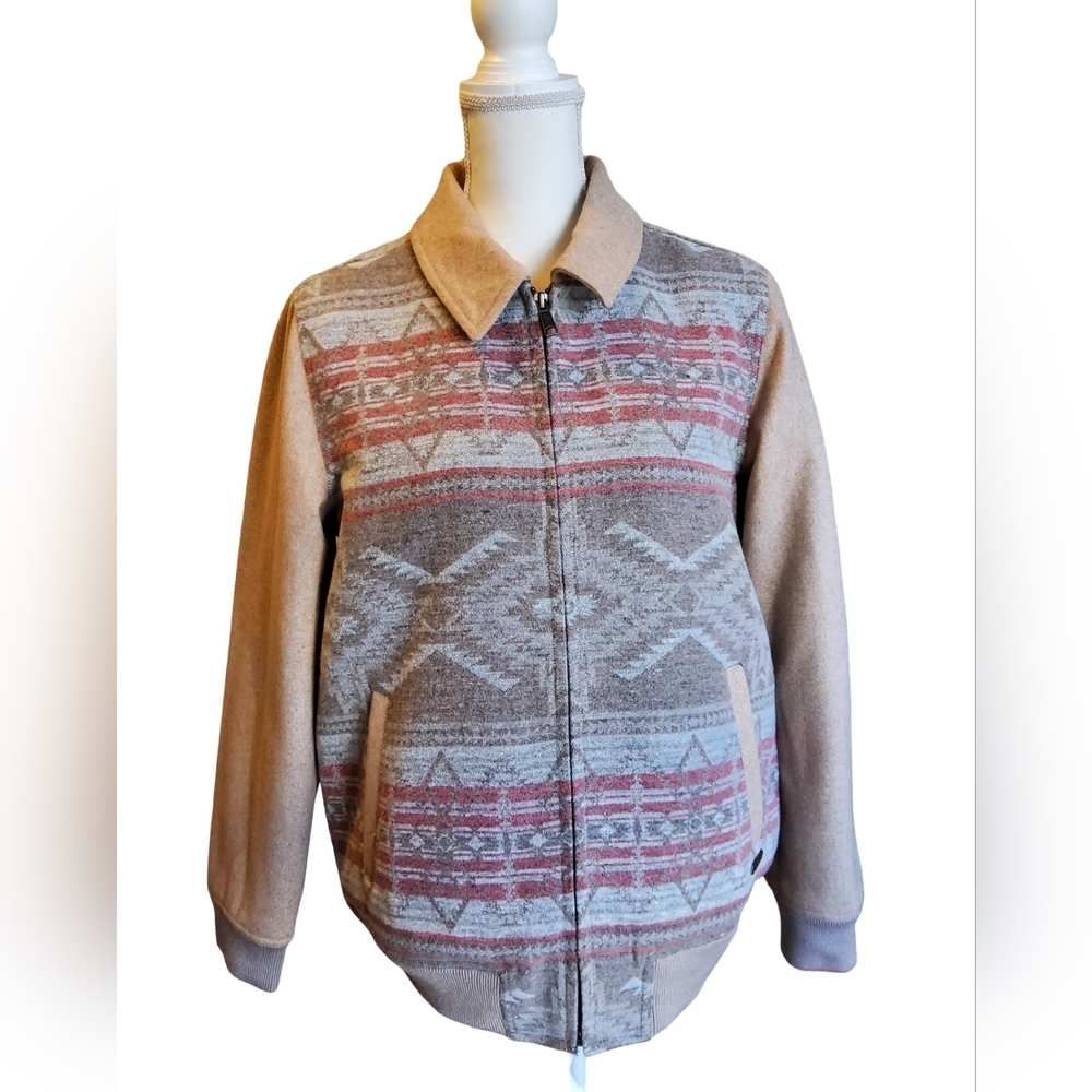 Panhandle Slim Tan and Red Patterned Jacket
